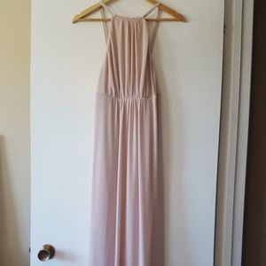 AMANDA MAXI DRESS Lg ~ DANCING QUEEN SHINE BLUSH